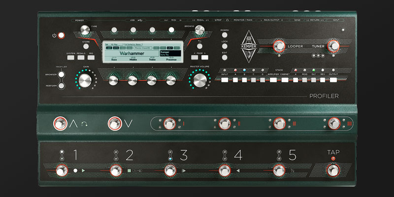 KEMPER PROFILER Stage - the PROFILER floorboard